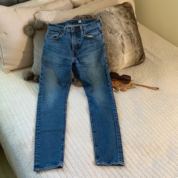 Leviβs 512 slim taper made and crafted med wash high rise unisex jeans 28/32 - Picture 2 of 16